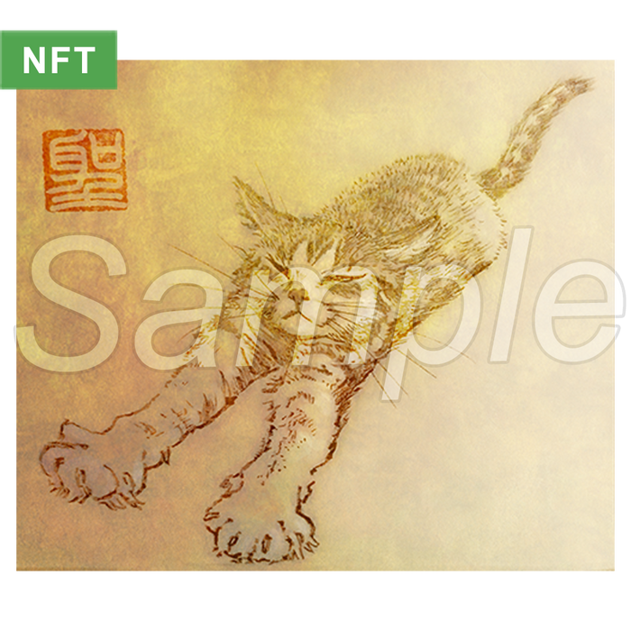 Cat reproduction NFT "Nobel" CatCuts - Hijiri Kizaki